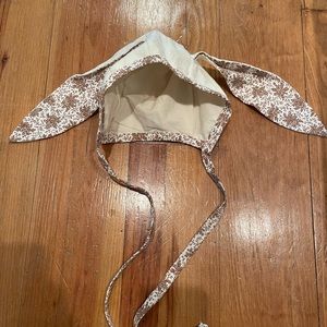 Easter bunny ear linen bonnet 12-24 month briar bonnet copy